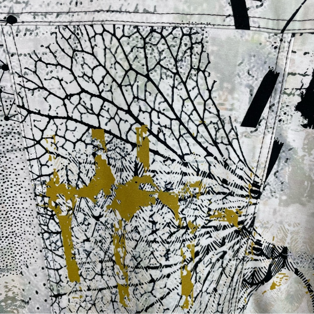 Simply Art By Dolcezza Buttoned Bomber Jacket Hyd… - image 7